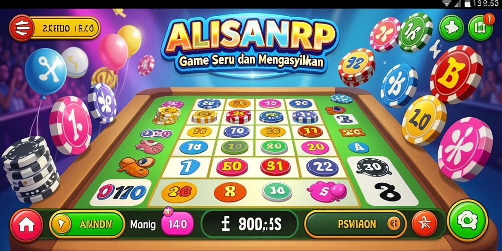 Screenshot gameplay ALISANRP menampilkan suasana seru permainan Bingo.