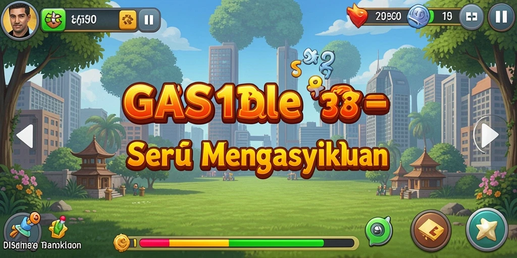 Screenshot utama GAS138 menunjukkan gameplay Idle yang seru dan interaktif.