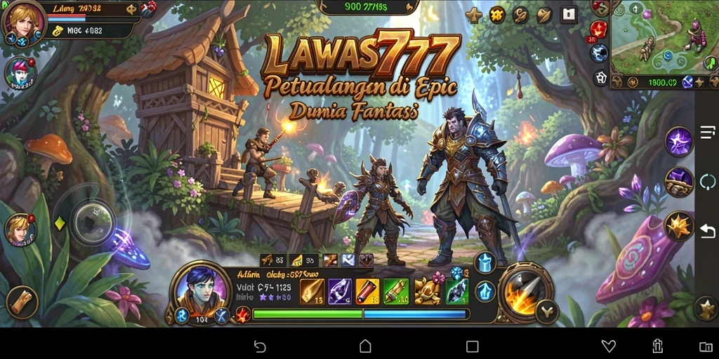 Tampilan gameplay RPG yang menakjubkan di LAWAS777.