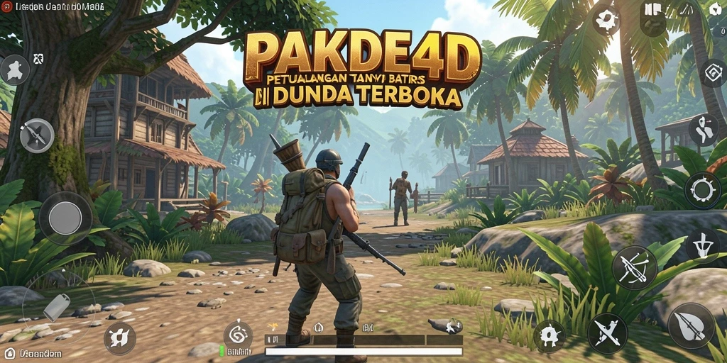 Screenshot PAKDE4D menampilkan momen petualangan seru dalam dunia terbuka.
