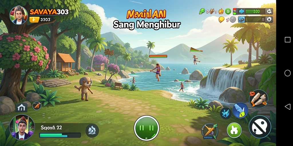 Tampilan menarik dari gameplay SAVAYA303 yang penuh warna.