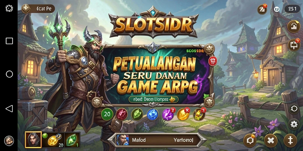 Tampilan gameplay SLOTSIDR yang menakjubkan dalam pertempuran ARPG.