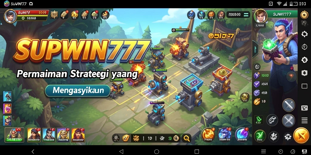 Tampilan gameplay <strong>SUPWIN777</strong> yang menegangkan dan penuh strategi.