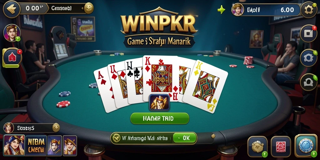 Tampilan gameplay menarik dari <strong>WINPKR</strong> yang menggugah adrenalin.