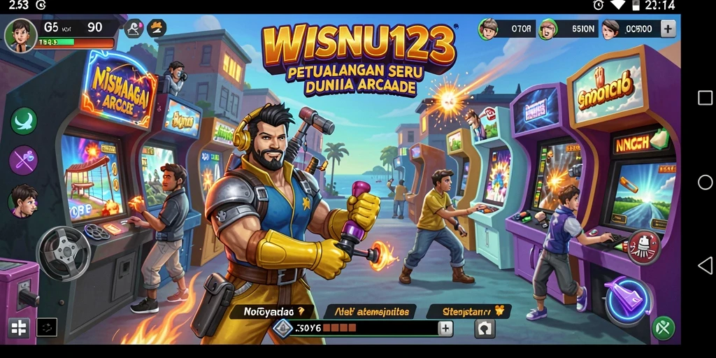 Tampilan gameplay WISNU123 yang seru dan dinamis.
